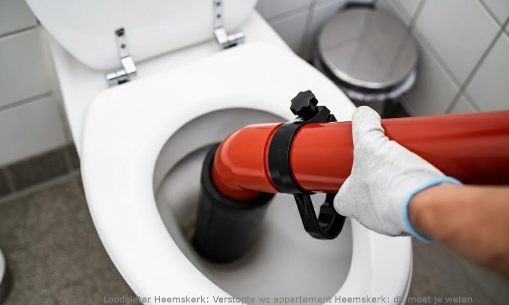 Verstopte Wc Appartement Heemskerk